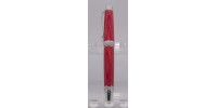Red stained ash ultra cigar pen satin chrome finish